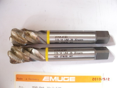 【供應(yīng)德國EMUGE美制細(xì)牙螺旋絲錐7/8-14UNF C0501000.5051】價(jià)格,廠家,圖片,其他切削刀具,上海彥鑫機(jī)械工具-